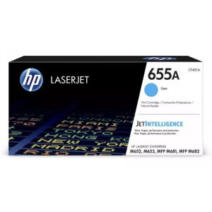 Toner HP 655A, CF451A, cian (cyan), originalni