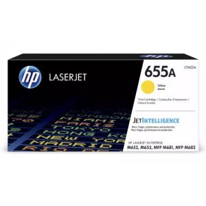 Toner HP 655A, CF452A, rumena (yellow), originalni