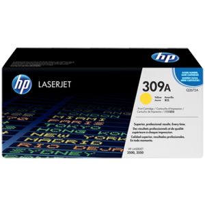 Toner HP Q2672A (309A), rumena (yellow), originalni