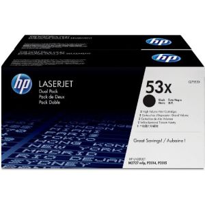 Toner HP Q7553XD (53X), dvojni paket, črna (black), originalni