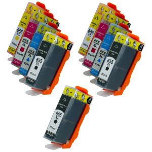 Kartuša 2 x HP 655 CMYK + HP 655 čierna ZADARMO, multipack, alternativni