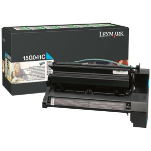 Toner Lexmark 15G041C (C752), cian (cyan), originalni