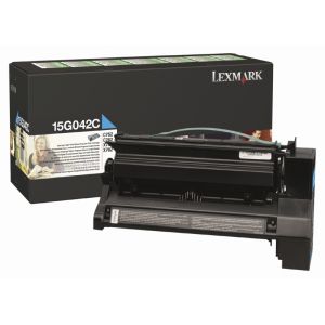 Toner Lexmark 15G042C (C752,C762), cian (cyan), originalni