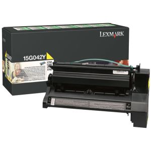 Toner Lexmark 15G042Y (C752,C762), rumena (yellow), originalni