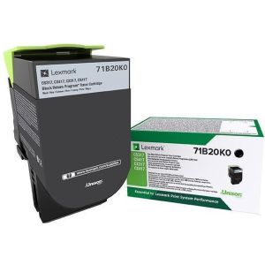 Toner Lexmark 71B20K0 (CS317, CS417, CS517), črna (black), originalni