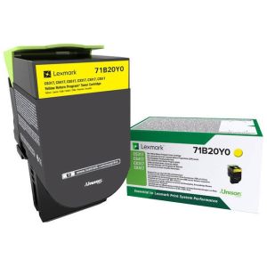 Toner Lexmark 71B20Y0 (CS317, CS417, CS517), rumena (yellow), originalni