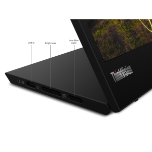 Lenovo ThinkVision / M15 / 15,6 "/ IPS / FHD / 60Hz / 6ms / Črna / 3R 62CAUAT1WL