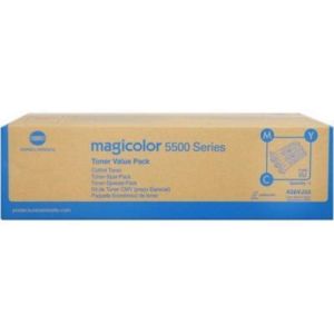 Toner Konica Minolta A06VJ52 (MagiColor 5540), CMY, trojni paket, multipack, originalni