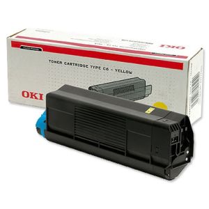 Toner OKI 42804513 (Type C6L, C3100), rumena (yellow), originalni