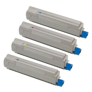 Toner OKI 43698501 (C8600, C8800), CMYK, štvorbalenie, multipack, alternativni