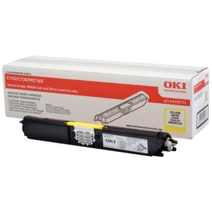 Toner OKI 44250721 (C110, C130, MC160), rumena (yellow), originalni