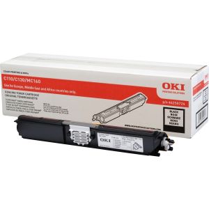 Toner OKI 44250724 (C110, C130, MC160), črna (black), originalni