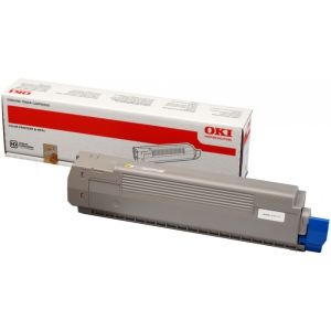 Toner OKI 44643001 (C801, C821), rumena (yellow), originalni