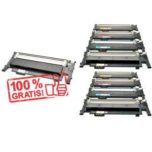 Toner 2 x Samsung CLT-P406C, CMYK + CLT-K406S ZADARMO, multipack, alternativni