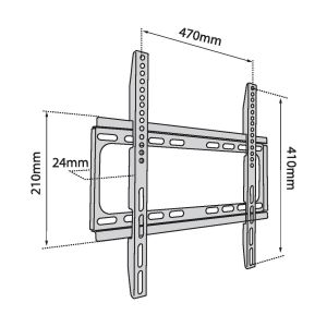 TB TV stenski nosilec TB-450 do 56", 40 kg max VESA 400x400 TB-450