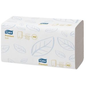 Papirnate brisače zložene ZZ 2-slojne. TORK Xpress Multifold fine H2 (paket 21)