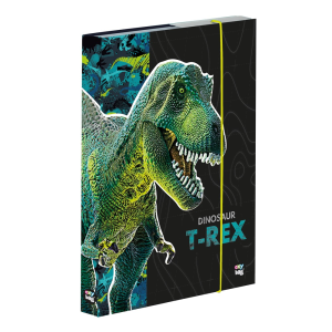 Škatla za zvezke A4 Premium Dinozaver