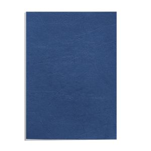 Kuverte za obročno vezavo Delta usnje A4 temno modre