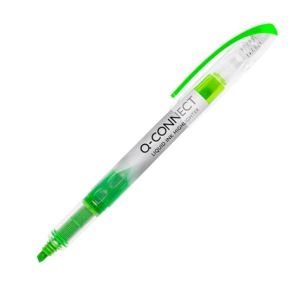 Označevalnik Q-CONNECT Liquid Ink zelen