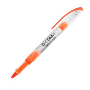Označevalnik Q-CONNECT Liquid Ink oranžen