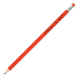 Q-CONNECT svinčnik z radirko 12 kos
