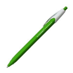 Kemični svinčnik Q-CONNECT biorazgradljiv zeleno-bel