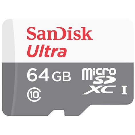 SanDisk Ultra/micro SDXC/64GB/UHS-I U1 / razred 10 SDSQUNR-064G-GN3MN