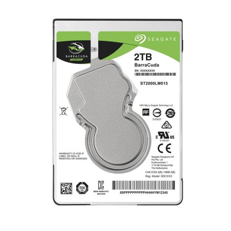 Seagate BarraCuda/2TB/HDD/2,5"/SATA/5400 RPM/2R ST2000LM015