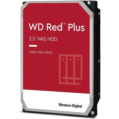 WD Red Plus/6TB/HDD/3,5"/SATA/5400 RPM/Rdeča/3R WD60EFPX