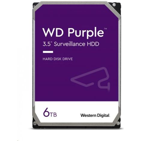 WD Purple/6TB/HDD/3,5"/SATA/5400 RPM/3R WD64PURZ