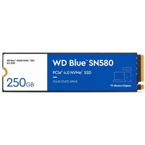 WD Blue SN580/250GB/SSD/M.2 NVMe/5R WDS250G3B0E