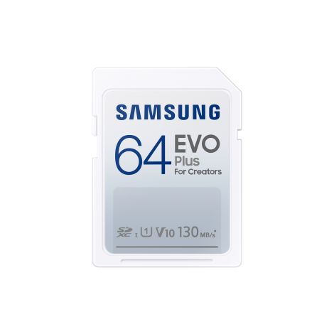 Samsung EVO Plus/SDXC/64GB/UHS-I U1 / razred 10 MB-SC64K/EU