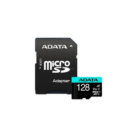 ADATA V30S/micro SDXC/128GB/UHS-I U3 / adapter razreda 10/+ AUSDX128GUI3V30SA2-RA1