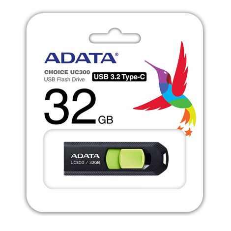 ADATA UC300/32GB/USB 3.2/USB-C/črna ACHO-UC300-32G-RBK/GN