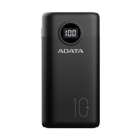 ADATA P10000QCD Power Bank 10000mAh črna AP10000QCD-DGT-CBK