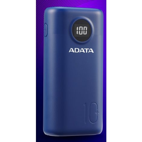 ADATA P10000QCD Power Bank 10000mAh modra AP10000QCD-DGT-CDB