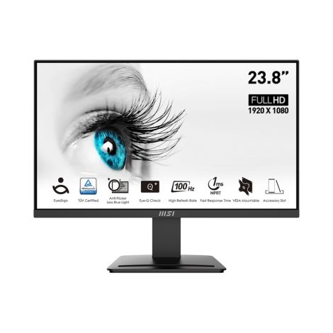 MSI Pro/MP2412/23.8"/VA/FHD/100Hz/1ms/črna/2R PRO MP2412