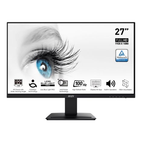 MSI Pro/MP273A/27"/IPS/FHD/100Hz/1ms/črna/2R PRO MP273A