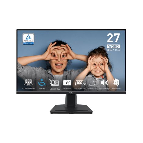 MSI Pro/MP275Q/27"/IPS/QHD/100Hz/1ms/črna/2R PRO MP275Q