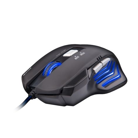 C-TECH Akantha/Gaming/Optični/Desničarski/2400 DPI/Žični USB/Modri GM-01