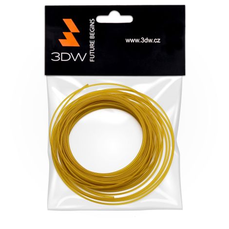 3DW - ABS filament 1,75 mm zlata, 10 m, tisk 200-230°C D11611