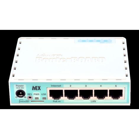 Mikrotik RB750Gr3, hEX, 256MB RAM, 880MHz, 5xGigabitLAN, L4 RB750Gr3