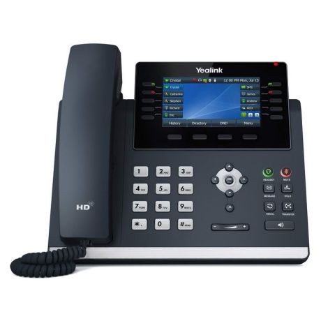 Yealink SIP-T46U SIP telefon, PoE, 4.3" 480x272 LCD, 27 programov, 2xUSB, Gig SIP-T46U