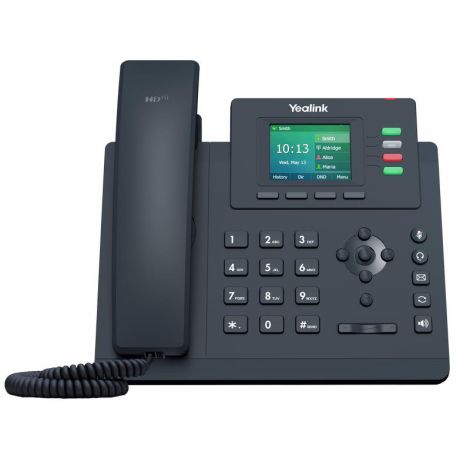 Yealink SIP-T33G SIP telefon, PoE, 2,4" 320x240 barvni LCD, 4 x SIP računi, GigE SIP-T33G