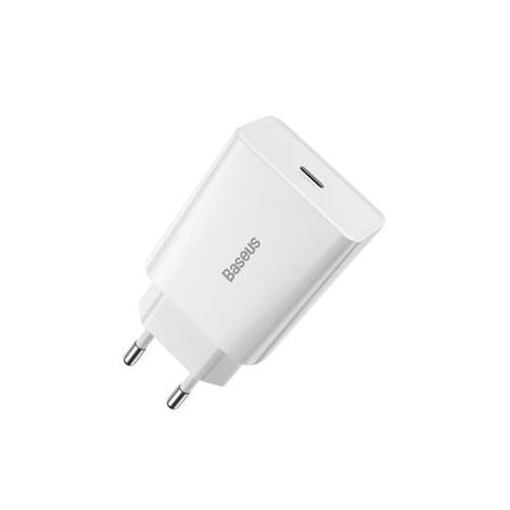 Baseus CCFS-SN02 Speed ??Mini polnilec USB-C 20W Bela 6953156201705