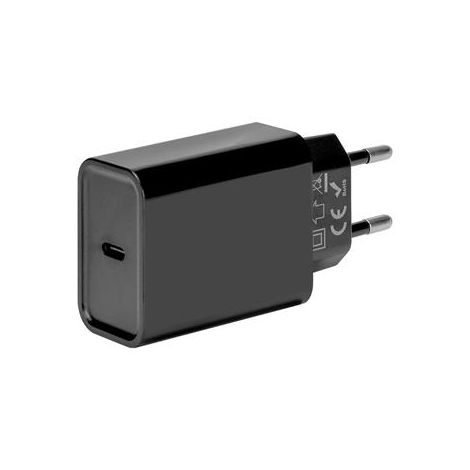 PAKIRANJE: potovalni polnilec ME USB-C 20W črn 8596311218835