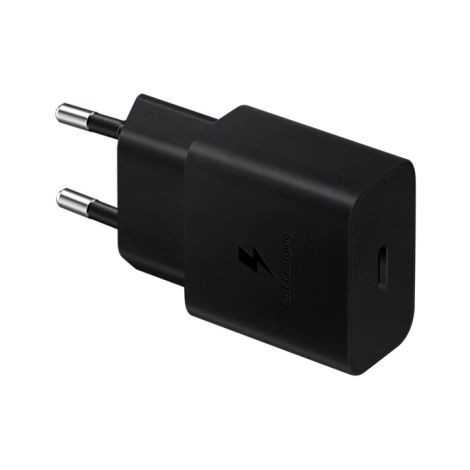 Polnilnik Samsung z vrati USB-C (15 W), črn EP-T1510XBEGEU