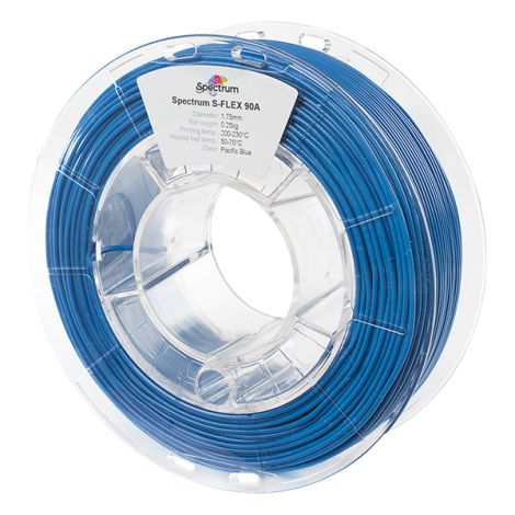 Spectrum 3D filament, S-Flex 90A, 1,75 mm, 250 g, 80264, pacifiško modra