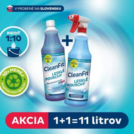 Cleanfit ultrakoncentrat - Sijoče površine 1+1=11 l