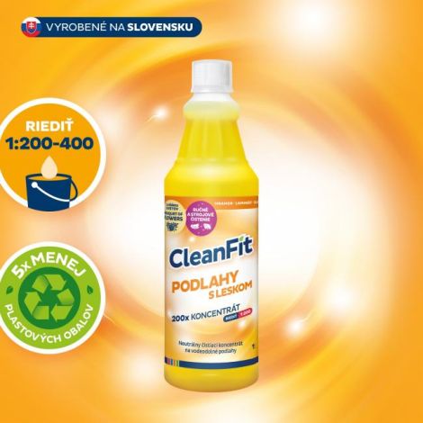 Cleanfit ultrakoncentrat - Tla s sijajem 1 l